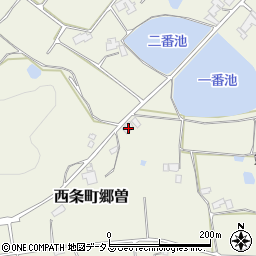 広島県東広島市西条町郷曽4181周辺の地図