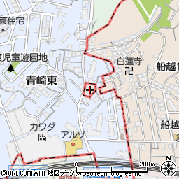 広島県広島市安芸区船越周辺の地図
