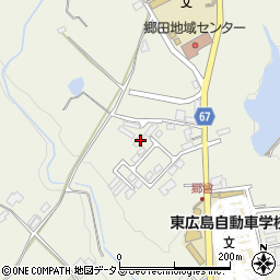 広島県東広島市西条町郷曽340-7周辺の地図