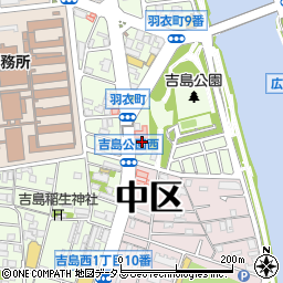 広島県広島市中区羽衣町16-41周辺の地図