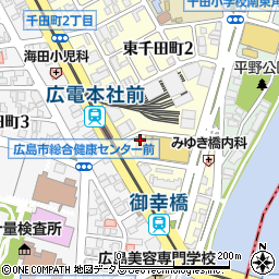 ニッポンレンタカー千田町営業所周辺の地図