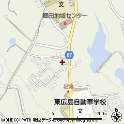 広島県東広島市西条町郷曽2361周辺の地図