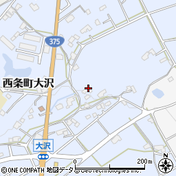 広島県東広島市西条町大沢290周辺の地図