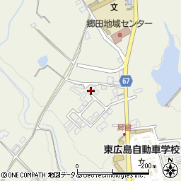 広島県東広島市西条町郷曽340-8周辺の地図