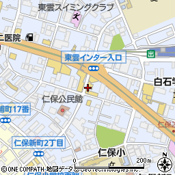 広島日産自動車仁保店周辺の地図