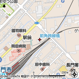 株式会社ヤクルト山陽　長門センター周辺の地図