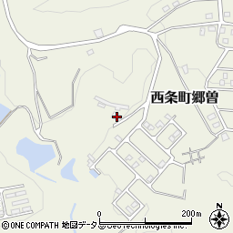 広島県東広島市西条町郷曽371周辺の地図