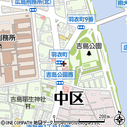 広島県広島市中区羽衣町16-44周辺の地図