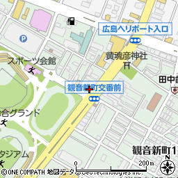 広島西警察署観音新町交番周辺の地図
