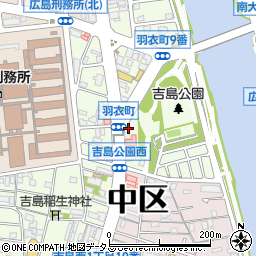 広島県広島市中区羽衣町16-45周辺の地図