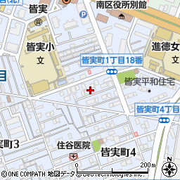 有限会社広島鍵屋ロックハウス　皆実町店周辺の地図