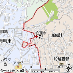 日本基督教団船越教会周辺の地図