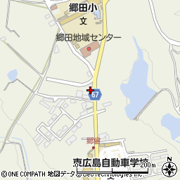 広島県東広島市西条町郷曽341周辺の地図