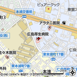 広島厚生病院周辺の地図
