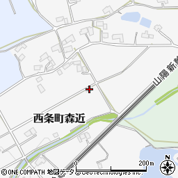 広島県東広島市西条町森近430周辺の地図