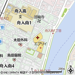 ＤＣＭ舟入南店周辺の地図