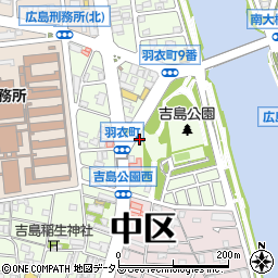 広島県広島市中区羽衣町16-47周辺の地図