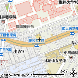 広島トヨペット　霞店周辺の地図