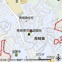 青崎東集会所周辺の地図