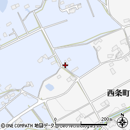 広島県東広島市西条町大沢周辺の地図