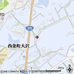広島県東広島市西条町大沢758周辺の地図
