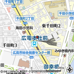 パッケージプラザ・千田町店周辺の地図
