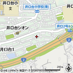 井口台東パークハウス周辺の地図