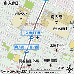 株式会社ネクサス舟入事務所周辺の地図