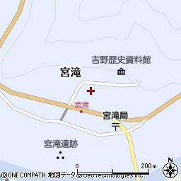 奈良県吉野郡吉野町宮滝216-3周辺の地図