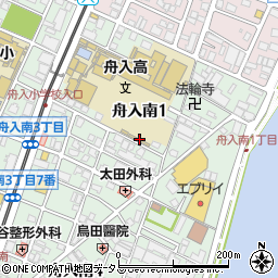 広島市立舟入高等学校周辺の地図