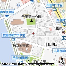 あなぶきパーク千田町第５駐車場周辺の地図