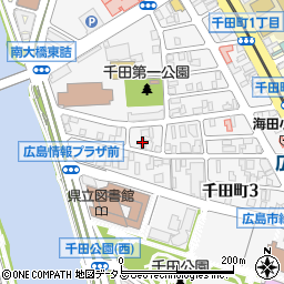 フロントビル千田周辺の地図