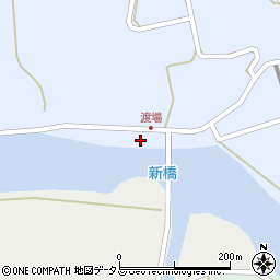 山口県長門市油谷蔵小田渡場1175-2周辺の地図