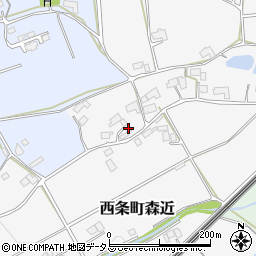 広島県東広島市西条町森近286周辺の地図