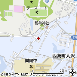 広島県東広島市西条町大沢1216周辺の地図