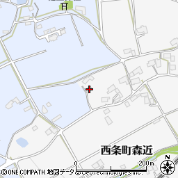 広島県東広島市西条町森近280周辺の地図