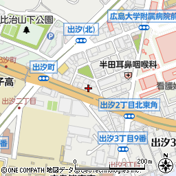 レプトン出汐店周辺の地図