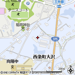 広島県東広島市西条町大沢68周辺の地図