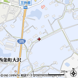 広島県東広島市西条町大沢786周辺の地図