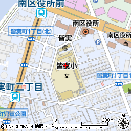 広島市立皆実小学校周辺の地図