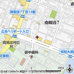 焼肉白李 本店周辺の地図