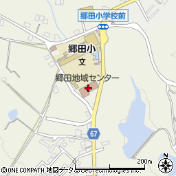 郷田地域センター周辺の地図