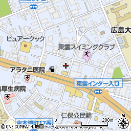 ＪＡＦ広島支部広島東基地周辺の地図