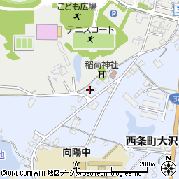 広島県東広島市西条町大沢1237周辺の地図