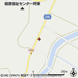 山口県山口市阿東生雲中726周辺の地図