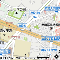 セブンイレブン広島出汐１丁目店周辺の地図