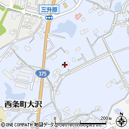 広島県東広島市西条町大沢783周辺の地図