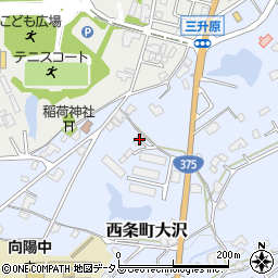 広島県東広島市西条町大沢69周辺の地図