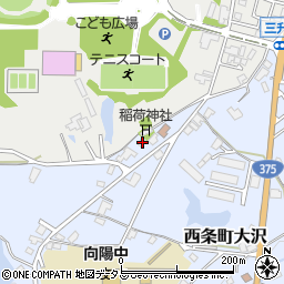 広島県東広島市西条町大沢1239-1周辺の地図