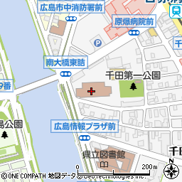 日本赤十字社・中四国ブロック血液センター周辺の地図